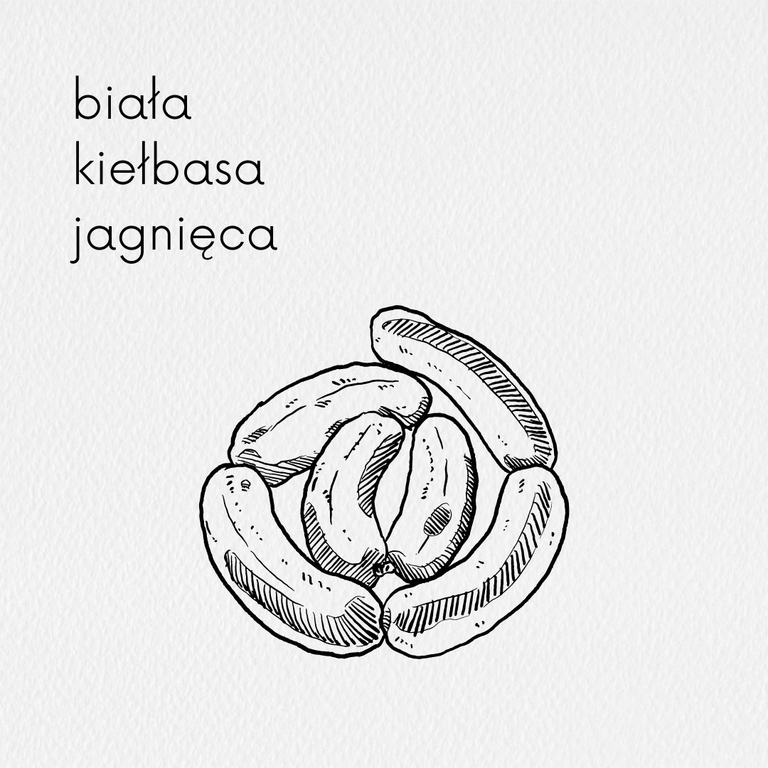 Kiełbasa Biała Jagnięca - Dwór Sanna